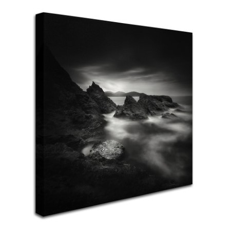 Trademark Fine Art Yucel Basoglu 'Cliffs And Clouds' Canvas Art, 24x24 1X01352-C2424GG